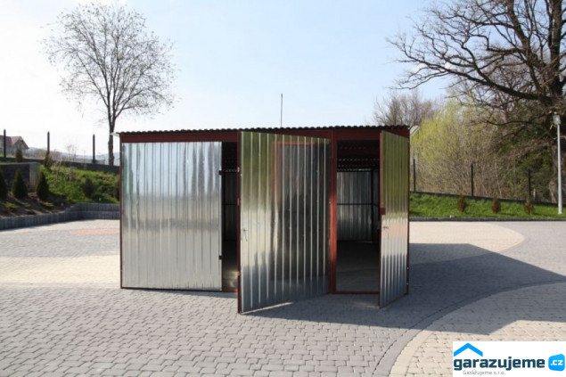 START 011 - plechová garáž 4 x 6 m